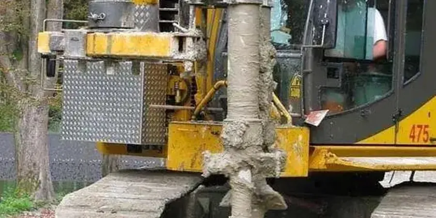 Illustratives Bild von Deep soil mixing in Duisburg